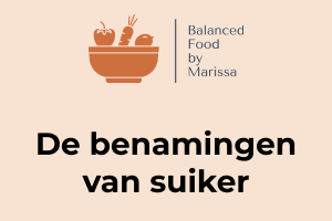 Benamingen van suiker